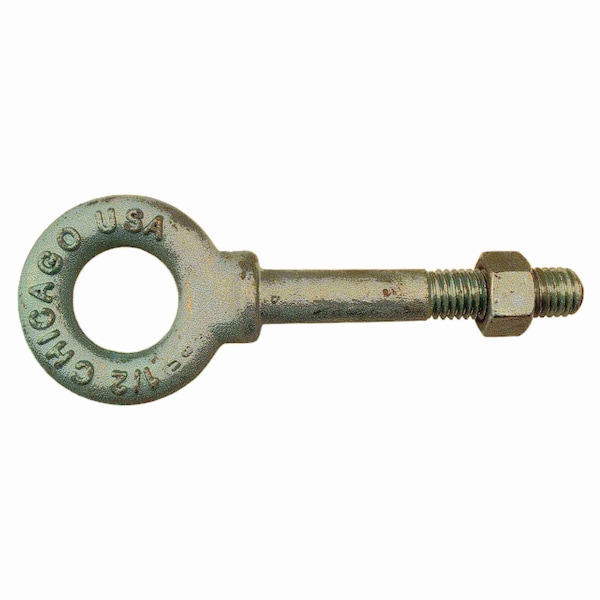 Midwest Fastener Eye Bolt 1/2"13, Steel, Hot Dipped Galvanized 54597